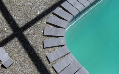 What is pool coping?