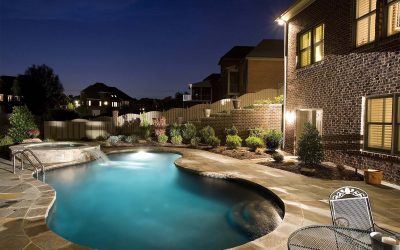 Swimming pool lighting for safety and aesthetics